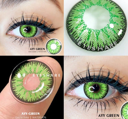 SEALBEER Cosplay Color Contact Lenses for Eyes AYY Series Halloween Beauty Makeup Contacts Lenses Eye Cosmetic Color Lens Eyes