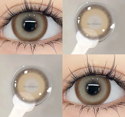 SEALBEER 1 Pair Korean Lenses Colored Contact Lenses with Degree Myopia Lenses Blue Eye Lens Graduated Contact Lenses