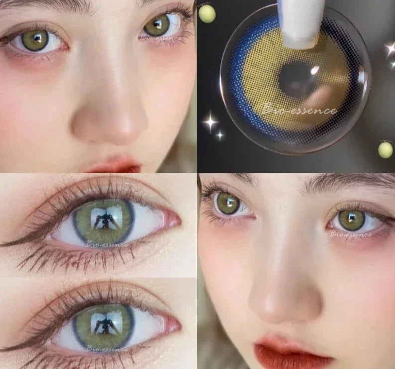 SEALBEER 1 Pair Color Contact Lenses for Eyes Natural Look Korean Lenses Brown Lenses Anime Lense Blue Eye Lenses