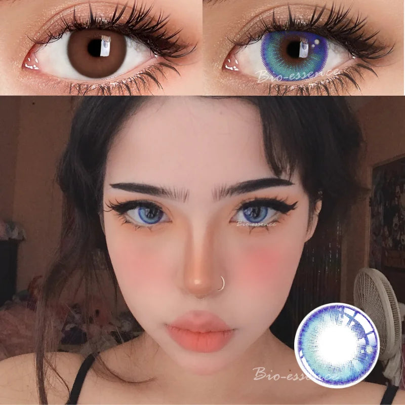 SEALBEER 1 Pair Color Contact Lenses for Eyes Natural Look Spy X Family Anime Lenses Red Lenses Brown Lenses Gray Lenses