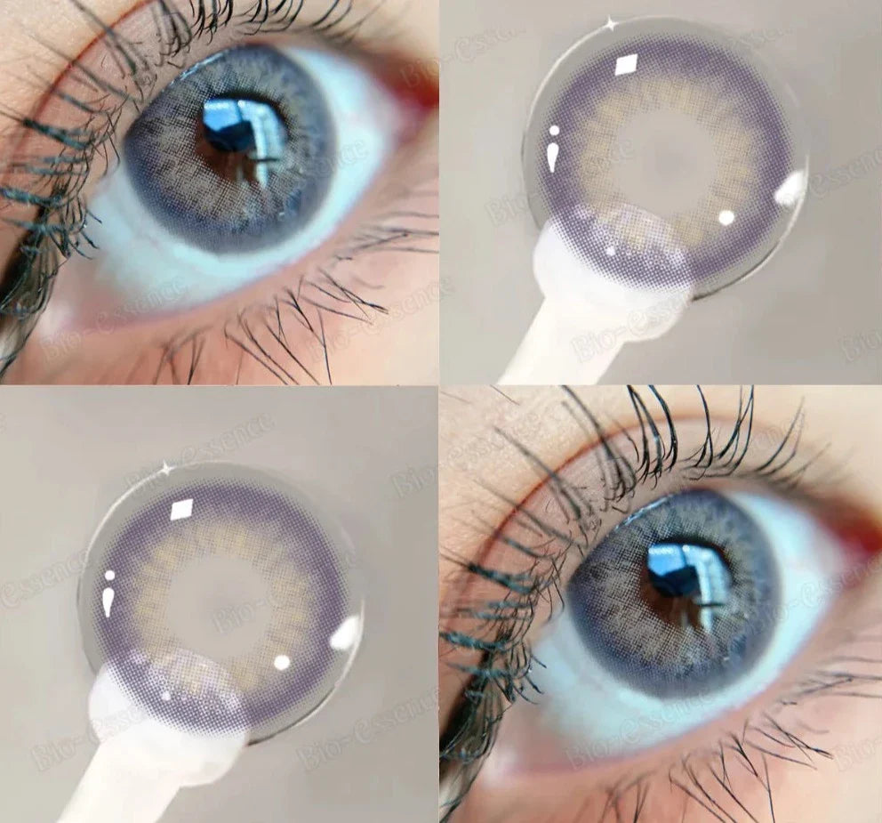 SEALBEER 1 Pair Colored Contact Lenses for Eyes Brown Eye Lens Gray Contact Blue Lenses Green Eye Lenses Natural Eye Contact