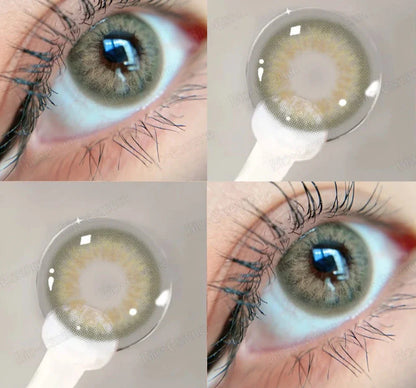 SEALBEER 1 Pair Colored Contact Lenses for Eyes Brown Eye Lens Gray Contact Blue Lenses Green Eye Lenses Natural Eye Contact