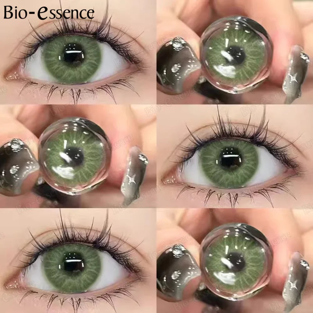 SEALBEER Bubble Series Colorcon 1 Pair Korean Lenses Colored Contact Lenses for Eyes Big Eye Lenses Gray Lenses