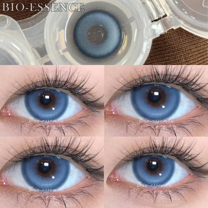 SEALBEER 1 Pair Colored Contact Lenses for Eyes Natural Look Brown Lenses Blue Lenses Gray Eye Contact Fashion Lenses