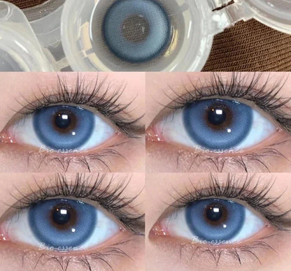 SEALBEER 1 Pair Korean Lenses Color Contact Lenses for Eyes Natural Look Brown Lenses Anime Lense Blue Eye Lenses 14.5mm