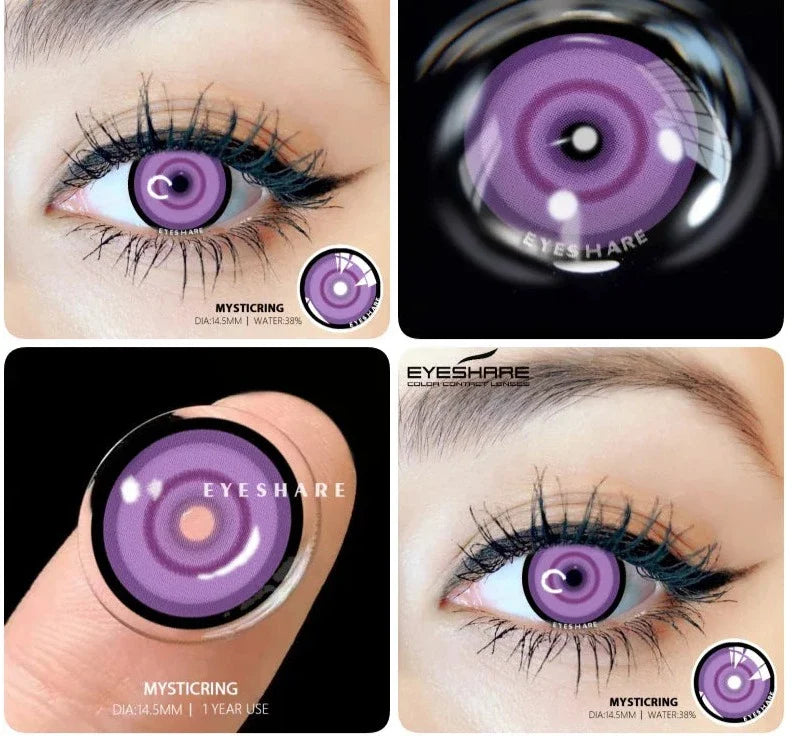 SEALBEER 1 Pair Colored Contact Lenses For Eyes New Cosplay Colored Lenses Halloween Contacts Cosmetics Pupils Eye Color Lens