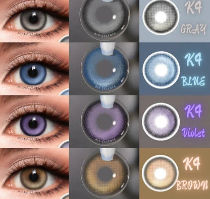 SEALBEER 1 Pair Korean Lenses Color Contact Lenses for Eyes Natural Look Brown Lenses Anime Lense Blue Eye Lenses 14.5mm