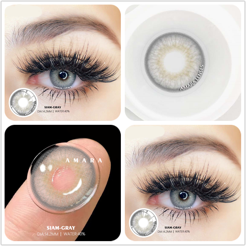 SEALBEER 1Pair Color Contact Lenses for Eyes OMG Series Soft Contact Lens Beauty Contact Lenses Eye Cosmetic Color Lens Eyes