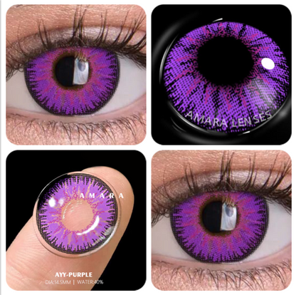 SEALBEER Color Contact Lenses For Eyes 2pcs Anime Cosplay Colored Lenses Blue Crazy Halloween Lenses Contact Lens Beauty Makeup