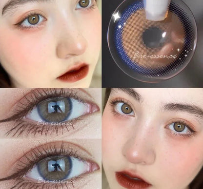 SEALBEER 1 Pair Color Contact Lenses for Eyes Natural Look Korean Lenses Brown Lenses Anime Lense Blue Eye Lenses