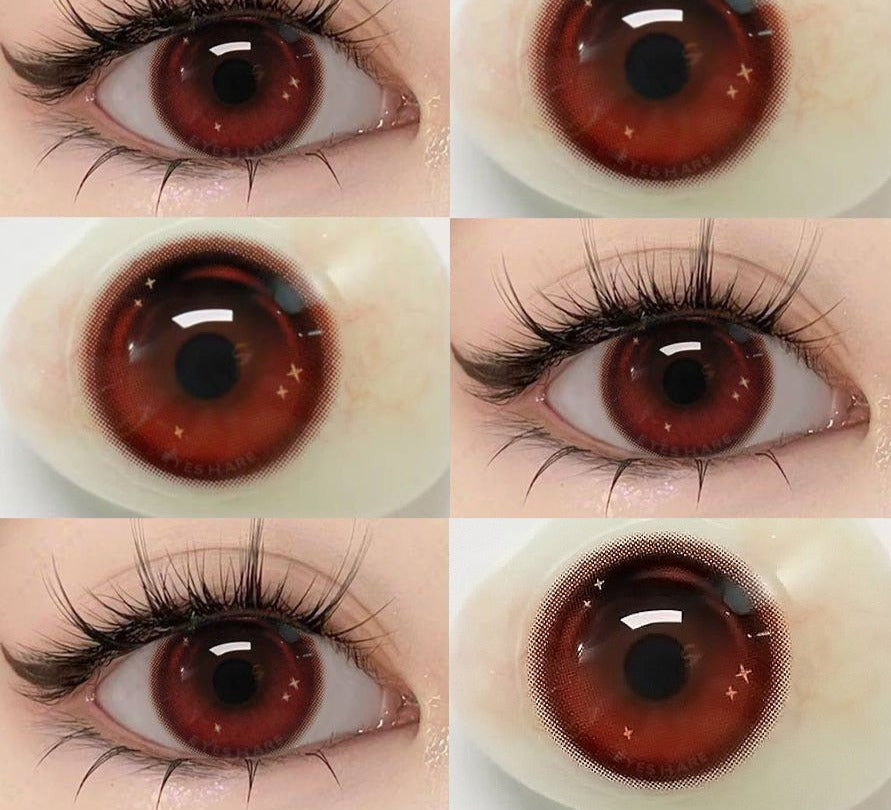 SEALBEER 1 Pair New Colored Contact Lenses for Eyes Red Contacts Lenses Yearly Natural Fashion Blue Eyes Contacts Korean Lenses