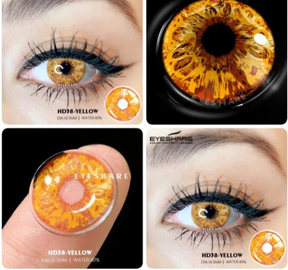 SEALBEER 1 Pair Colored Contact Lenses For Eyes New Cosplay Colored Lenses Halloween Contacts Cosmetics Pupils Eye Color Lens