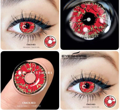 SEALBEER 1 Pair Colored Contact Lenses For Eyes New Cosplay Colored Lenses Halloween Contacts Cosmetics Pupils Eye Color Lens