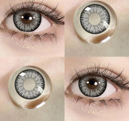 SEALBEER 1 Pair Colored Contact Lenses for Eyes Brown Eye Lens Gray Contact Blue Lenses Green Eye Lenses Natural Eye Contact