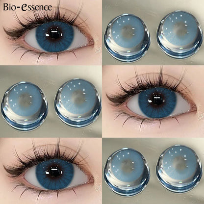 SEALBEER Bubble Series Colorcon 1 Pair Korean Lenses Colored Contact Lenses for Eyes Big Eye Lenses Gray Lenses