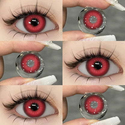 SEALBEER 1Pair Colored Contact Lenses for Eyes Fast Delivery Brown Lenses Gray Pupils Lens Green Eye Lenses Blue Eye Lens Yearly