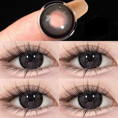 SEALBEER Bubble Series Colorcon 1 Pair Korean Lenses Colored Contact Lenses for Eyes Big Eye Lenses Gray Lenses