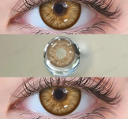 SEALBEER 1 Pair Colored Contact Lenses for Eyes Brown Eye Lenses Gray Contact Green Eye Lenses Big Eye Lenses Free Shipping