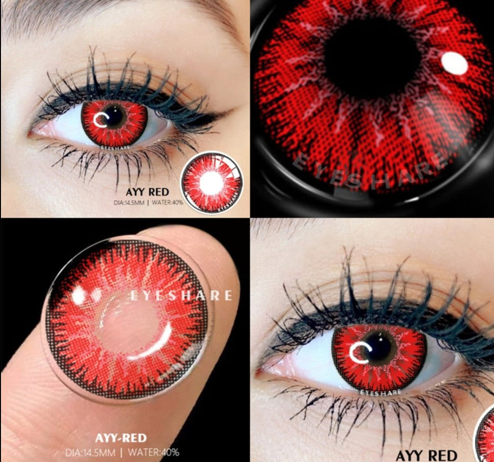 SEALBEER Cosplay Color Contact Lenses for Eyes AYY Series Halloween Beauty Makeup Contacts Lenses Eye Cosmetic Color Lens Eyes