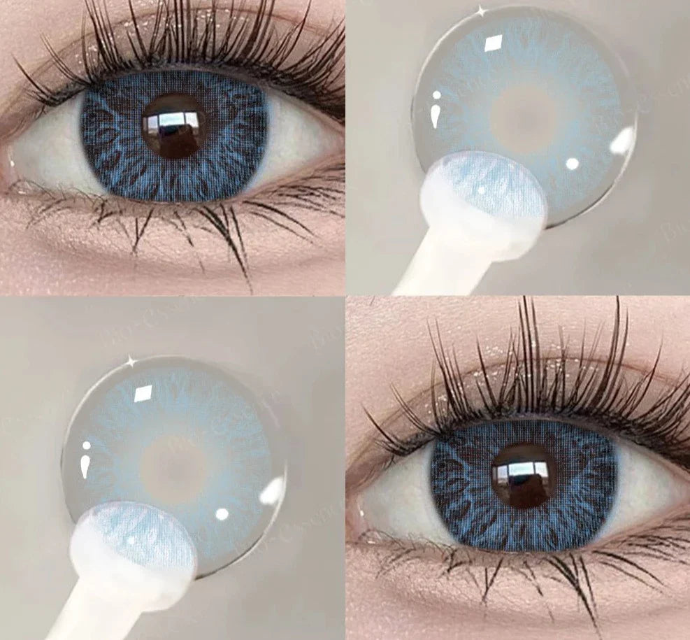 SEALBEER 1 Pair Colored Contact Lenses for Eyes Blue Eye Lenses Green Contact Lenses Gray Lense High Quality Eye Lense