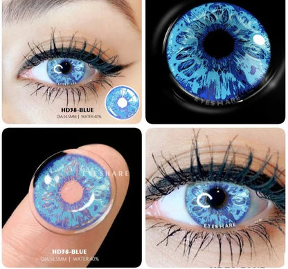 SEALBEER 1 Pair Colored Contact Lenses For Eyes New Cosplay Colored Lenses Halloween Contacts Cosmetics Pupils Eye Color Lens