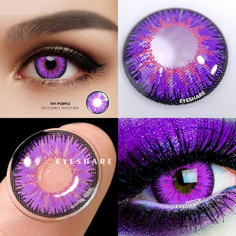 SEALBEER Cosplay Color Contact Lenses for Eyes AYY Series Halloween Beauty Makeup Contacts Lenses Eye Cosmetic Color Lens Eyes