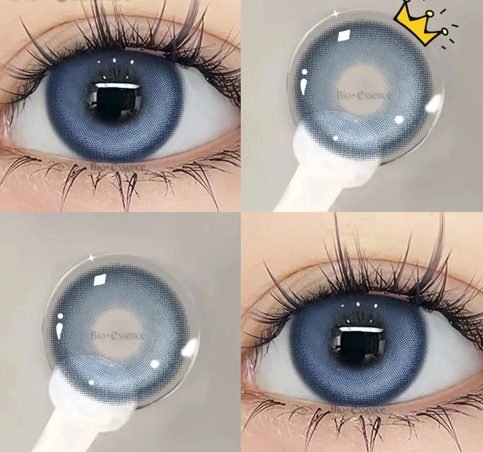 SEALBEER 1 Pair Colored Contact Lenses with Degree Myopia Eye Lenses Gray Contact Blue Lens Green Eye Lenses Wholesale