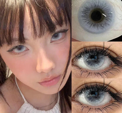 SEALBEER Pink Lenses Colorcon Korean Lenses Colored Contact Lenses Fashion Lenses Myopia Lenses with Degree 0~-6.00