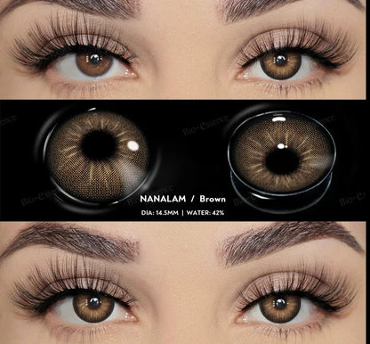 SEALBEER 1 Pair Colored Contact Lenses for Eyes for Dark Eyes Gray Contact Blue Lenses Natural Eye Contact Fashion Lenses