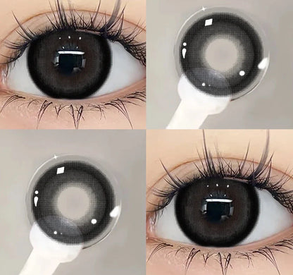 SEALBEER 1 Pair Colored Contact Lenses with Degree Myopia Eye Lenses Gray Contact Blue Lens Green Eye Lenses Wholesale