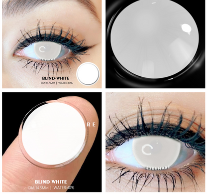 SEALBEER 2pcs Colored Contact Lenses For Eyes Cosplay Colored Lenses Blue Contact Lens Yearly Beautiful Pupil Eyes Contact Lens