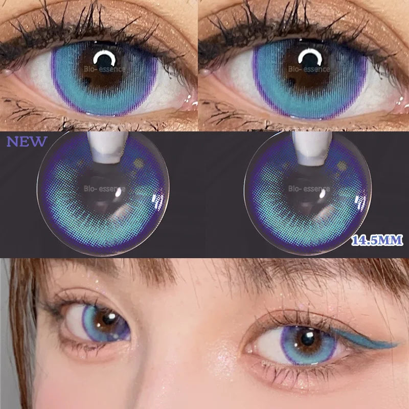 SEALBEER 1 Pair Color Contact Lenses for Eyes Natural Brown Lenses Beauty Fashion Gray lense Blue Lenses Green Eye Contact