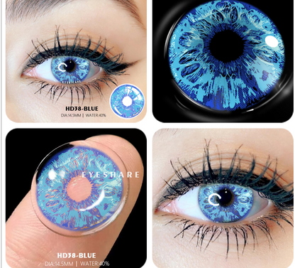 SEALBEER Cosplay Color Contact Lenses for Eyes AYY Series Halloween Beauty Makeup Contacts Lenses Eye Cosmetic Color Lens Eyes