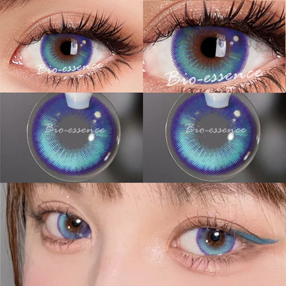 SEALBEER 1 Pair Color Contact Lenses for Eyes Natural Look Korean Lenses Brown Lenses Anime Lense Blue Eye Lenses