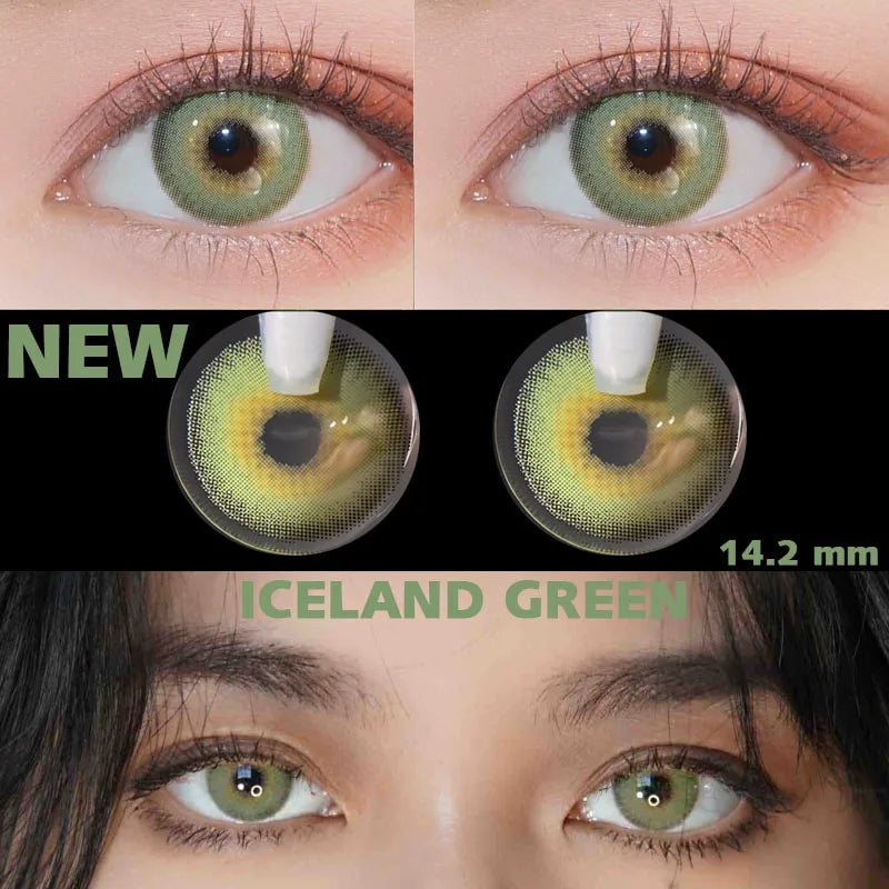 SEALBEER 1 Pair Color Contact Lenses for Eyes Natural Lenses Brown Lenses Beauty Fashion Blue Lenses Green Eye Contact