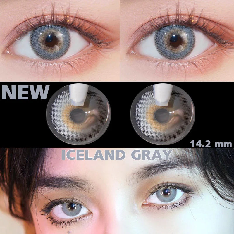 SEALBEER 1 Pair Color Contact Lenses for Eyes Natural Lenses Brown Lenses Beauty Fashion Blue Lenses Green Eye Contact