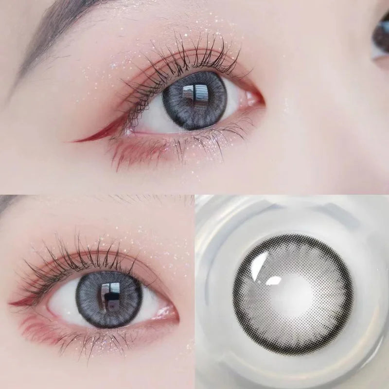 SEALBEER 1 Pair Colored Contact Lenses for Eyes Blue Lenses Green Eye Lenses Natural Lenses Gray Eye Contact Fashion Lenses