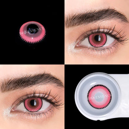 SEALBEER 1 Pair Color Contact Lenses for Eyes Blue Lense Pink Eye Lenses Fashion Lenses Beauty Makeup Yummy Eye Contact