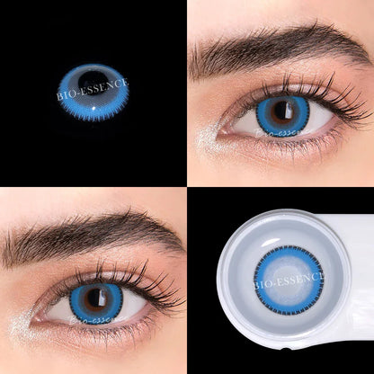 SEALBEER 1 Pair Color Contact Lenses for Eyes Blue Lense Pink Eye Lenses Fashion Lenses Beauty Makeup Yummy Eye Contact