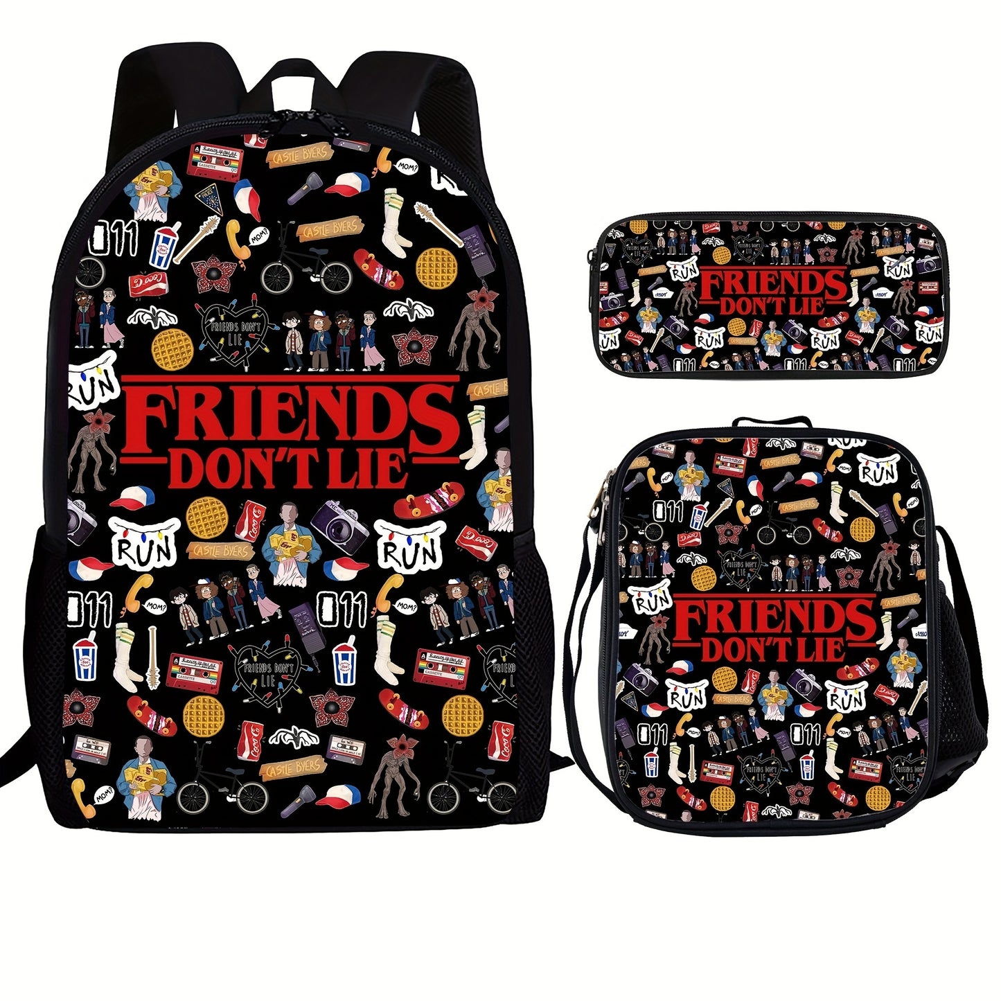 Fashion Strange Cartoon Backpack 16IN Multi-Style Monster Casual Daypack