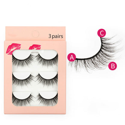 SEALBEER New Waterproof 3 Piece G305 Mink Hair Eyelashes