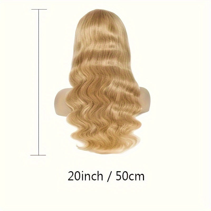 27# Honey Blonde Wig Highlight Ombre Blonde 13x6 HD Lace Front Wigs Human Hair Honey Blonde Lace Front Wig Colored Body Wave Pre Plucked Baby Hair Glueless For Women