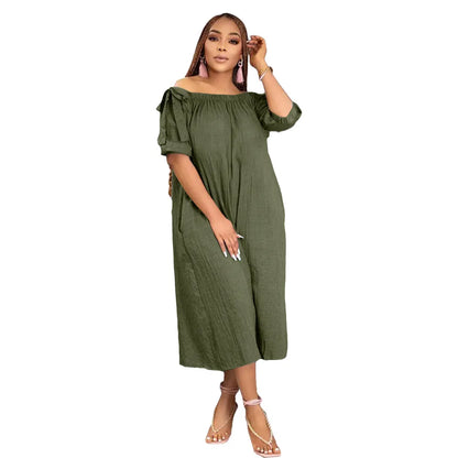 Designer Summer Loose Jumpsuits Plus size 3XL Women Short Sleeve Slash Neck Rompers Fashion Solid Capris One Piece Overalls Bulk Wholesale Clothes 9561