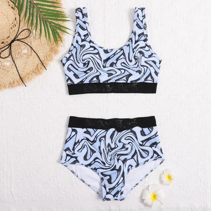 Women's Swimwear Designer Sexy Swimsuit Solid Bikini Set Textile Low Waist Bathing Suits Beach Wear F Letter Swimming Suit for Women