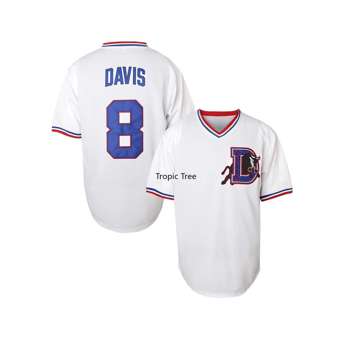 Nuke' LaLoosh Jersey 37 Durham Movie Baseball Jersey 8 Crash Davis Jersey Mens Shirt Cosplay Clothing All Stitch Us Size S-XXXL