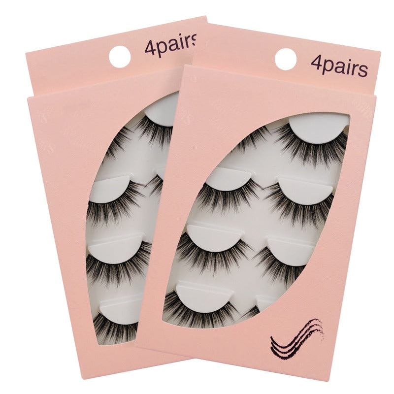 SEALBEER New Natural Slim 4 Piece G108 Mink Hair Eyelashes