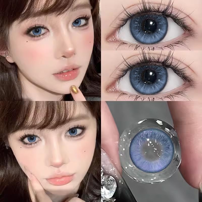 SEALBEER Buy 1 pair and get 1 pair of contact lenses free. The explosion will throw 14.2mm sandwich craft contact lenses for half a year. Versatile and genuine Ai Jing