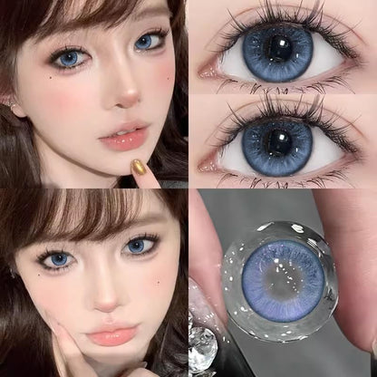 SEALBEER Buy 1 pair and get 1 pair of contact lenses free. The explosion will throw 14.2mm sandwich craft contact lenses for half a year. Versatile and genuine Ai Jing