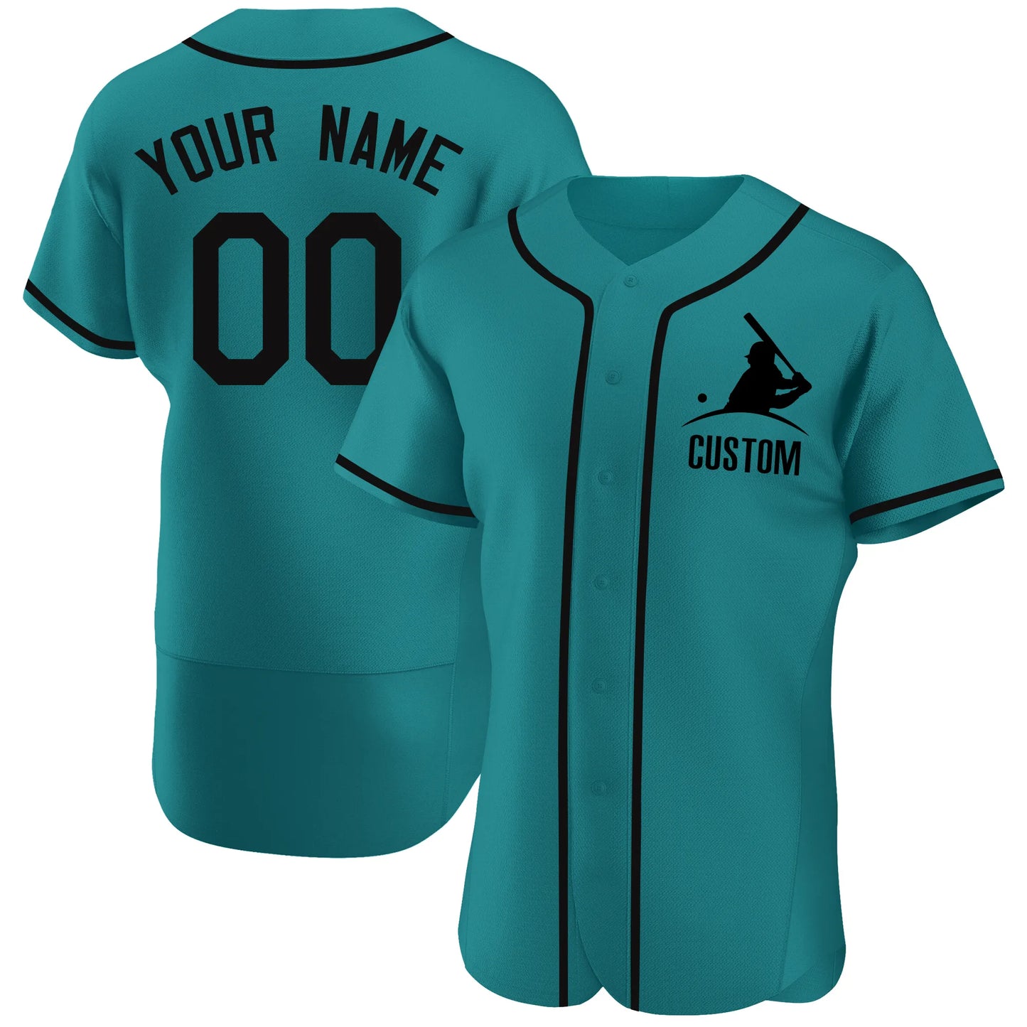 Custom Baseball Jersey Personalized Print Name/Numbers and LOGO Breathable Hip Hop Sportswear for Adults/Kids Fans Best Gift