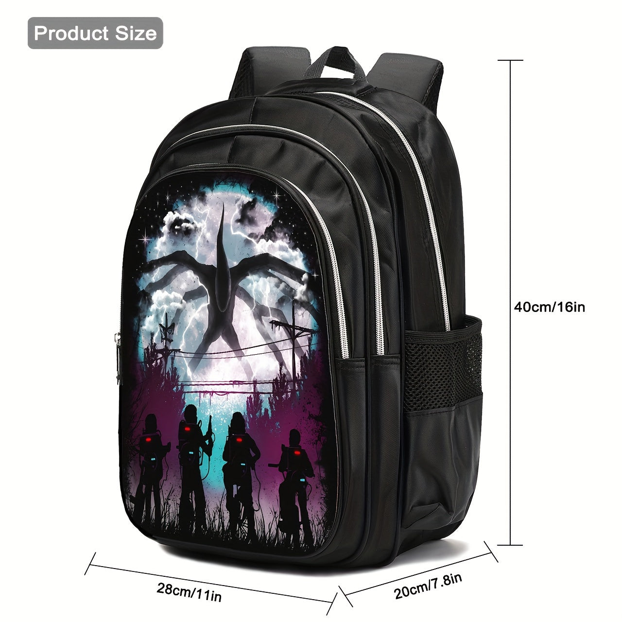 Fashion Strange Cartoon Backpack 16IN Multi-Style Monster Casual Daypack